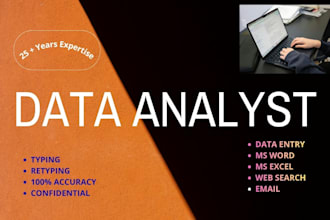 do expert data entry and web research