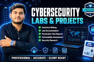 help you with cybersecurity labs, projects and technical reports