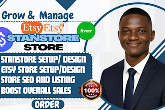 setup etsy shop stan store etsy SEO product listings and boost store sales