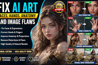 fix ai art faces hands anatomy and image flaws