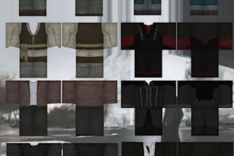 make high quality roblox clothing for you