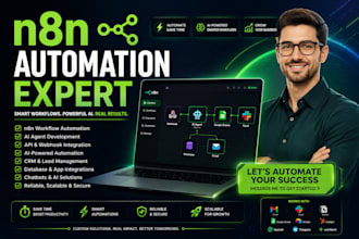 build n8n ai agent, n8n automation, n8n workflow and ai workflow automation