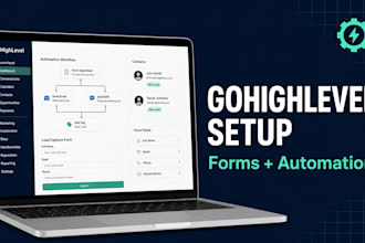 setup gohighlevel website forms and automation workflows