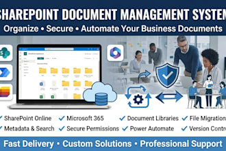 create sharepoint document management system with microsoft 365