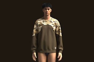 create photorealistic 3d clothing design and render in clo3d