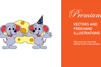 create a hand drawing vector illustration