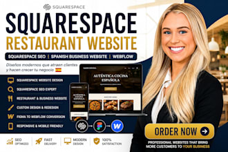 build squarespace restaurant website squarespace SEO deutsch business website