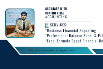 prepare financial statement and income statement