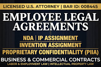 draft a binding employee confidentiality nda agreement