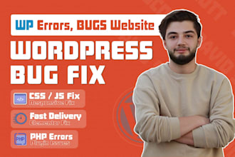 fix wordpress issues, errors, bugs, css and elementor