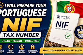 prepare your nif portuguese tax number