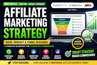 develop an affiliate marketing strategy with clickbank niche product research