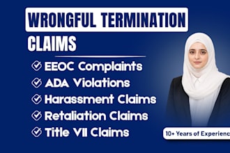 draft eeoc complaints and wrongful termination documents