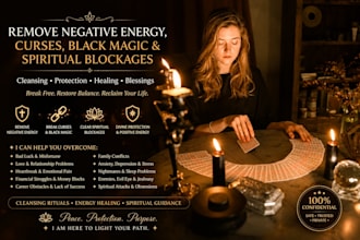 remove negative energy curses black magic and spiritual blockages