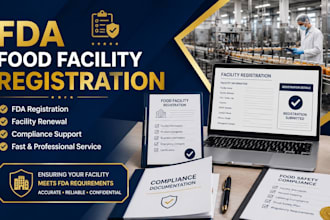 register your fda food facility for fda compliance