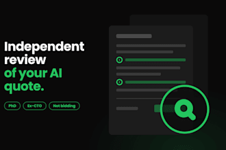 review your ai vendor proposal, scope and pricing