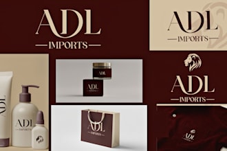 design a complete brand identity canva brand kit and social media template pack