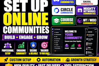 set up discord skool circle course mighty networks nft web3 online communities