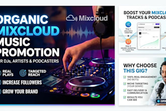 do mixcloud music promotion for djs, artists, and podcasters
