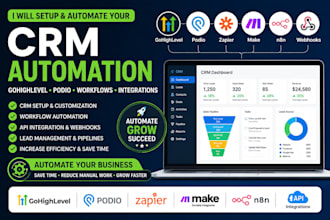 build CRM automation workflows and integrations