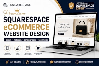 design  premium squarespace website redesign squarespace ecommerce website