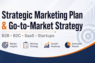 create a strategic marketing plan and go to market strategy