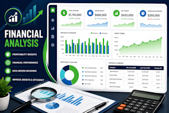provide financial analysis, business reports, forecasting and KPI insights