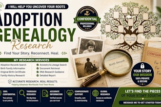 conduct expert dna research to trace your biological family