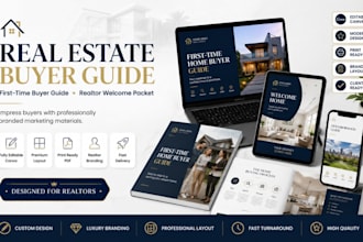 design first time home buyer guide and realtor welcome packet