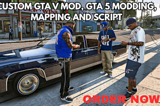develop custom gta v, fivem, and grand theft auto v mods, scripts, maps, and mlo