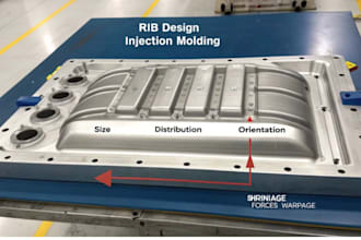 optimize plastic parts for injection molding and production