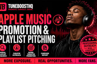 do apple music promotion and playlist pitching