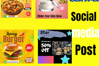 do modern social media post design for your brand