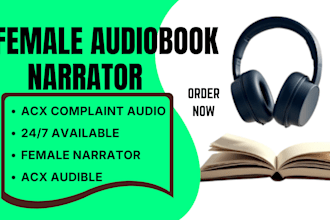 narrate your fiction audiobooks with an expressive voice over for acx audible