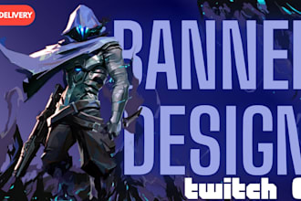 create a custom twich or youtube banner