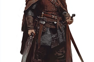 fantasy dnd character illustration