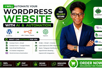 automate your wordpress website with n8n, make, zapier and ai