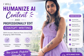 humanize ai content and professionally edit chatgpt writing