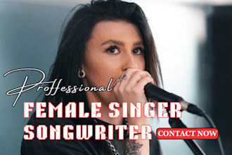 custom female edm singer female pop vocalist edm vocalist edm ghost producer