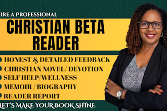 christian beta reader beta read christian novels journals devotionals memoirs