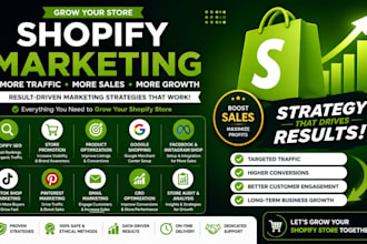 do shopify marketing, shopify store promotion and ecommerce marketing