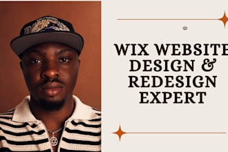 design and redesign an amazing wix website