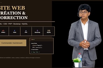 build or fix your HTML CSS PHP website