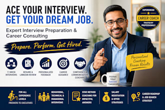 provide mock interviews and career consulting for hiring