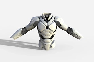 design custom cosplay costumes armor templates and props for 3d printing