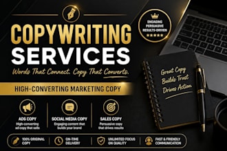 write high converting ad copy and marketing copy