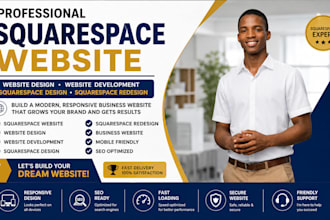 setup squarespace website design redesign squarespace site for business website