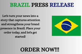 write and distribute your brazil press release to trusted brazilian media sites