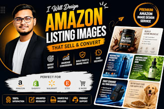 design product listing images and infographics