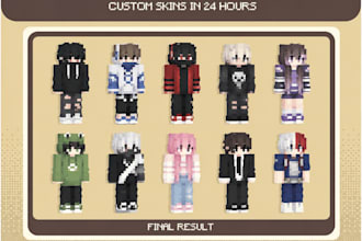 create your custom minecraft skin for you